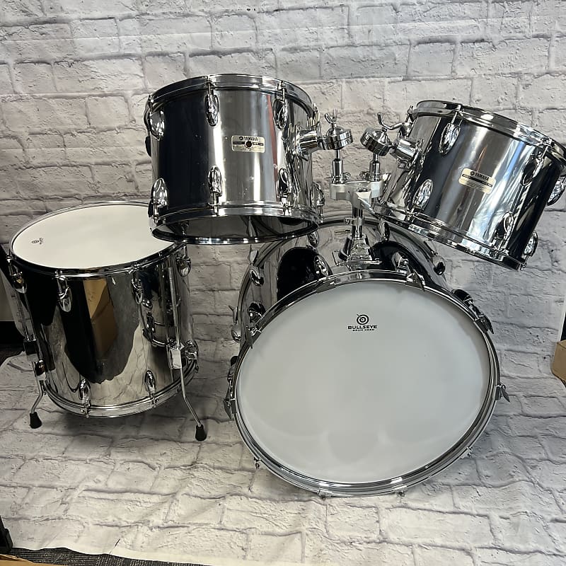 Yamaha Vintage 9000DA 4pc Chrome Over Wood Drum Set | Reverb