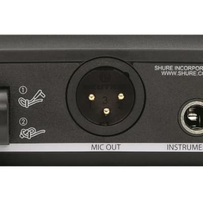 Shure BLX14/CVL UHF Wireless Microphone System - Perfect for Interviews, Presentations, Theater - 14-Hour Battery Life, 300 ft Range | Includes CVL Lavalier Mic, Single Channel Receiver | H9 Band image 3