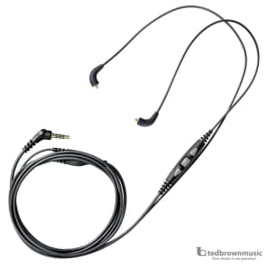 Shure CBL-M+-K-EFS SE Series Headphone Accessory Cable w/ In-Line Phone Controls, Mic