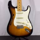 Fender Eric Johnson Thinline Stratocaster, Maple Fingerboard, 2-Color Sunburst