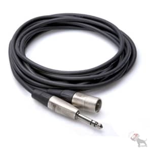 Hosa HSX-010 REAN 1/4" TRS to XLR3M Pro Balanced Interconnect Cable - 1.5'