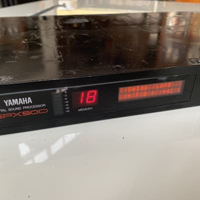 Yamaha SPX50D Digital Sound Processor 1980s - Black