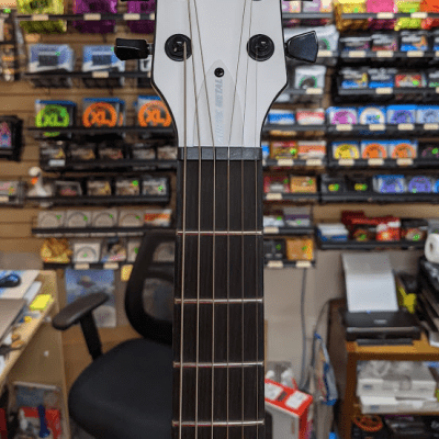 ESP LTD Arctic Metal White Series Eclipse electric guitar EMG & Tonepros image 4