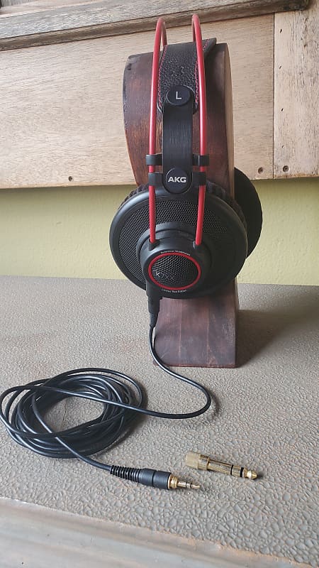 AKG K7XX Mid-2010s - Black with red details | Reverb