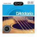 D'Addario EXP16 Coated Phosphor Bronze Acoustic Guitar Strings, .012 - .053