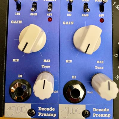 Le Studio Custom Mic and Line Pre-Amplifier 500 Series 2022 - Blue image 5