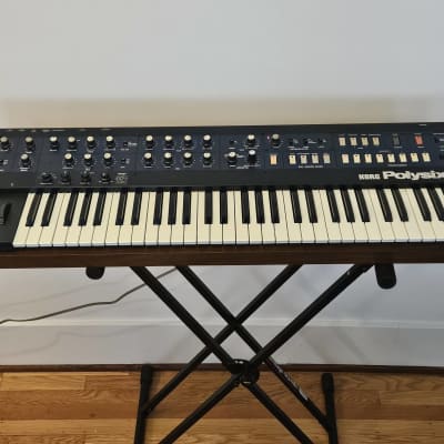Korg PolySix + Tubbutec MIDI + VSL NoisySix + hardshell case + Cleaned / Serviced / Calibrated
