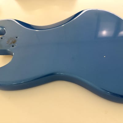 Fender Jazz Bass Body 1971 Lake Placid Blue Refin image 7