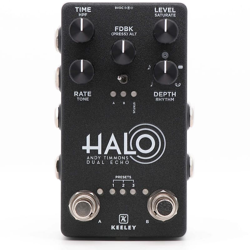 ギター Keeley Andy Timmons SUPER AT MOD Keeley Halo Andy Timmons Signature Dual Echo | Reverb