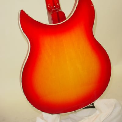 Rickenbacker 4005XC 90th Anniversary 4-String Electric Bass Guitar - Amber Fireglo image 11