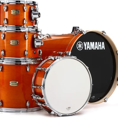 Yamaha Stage Custom Birch 5-Piece Drum Shell Pack with 20" Kick - Honey Amber