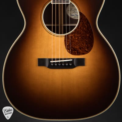 Bourgeois OM Large Soundhole Sunburst - Aged Tone Adirondack & Madagascar Rosewood image 3
