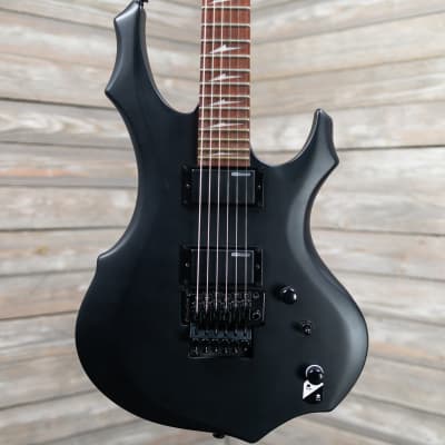 ESP LTD F-200 Electric Guitar - Black Satin (20393-SR) for sale