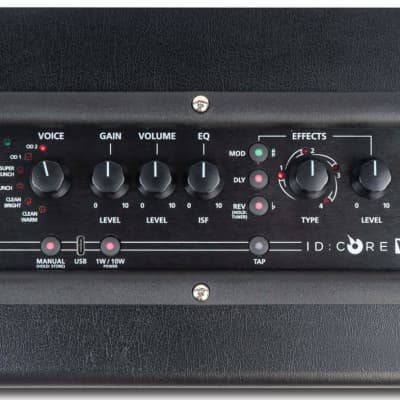 Blackstar ID:Core 10 V4 Mini Electric Guitar Combo Amplifier, 10 Watts, Black image 2