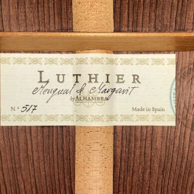 Alhambra Luthier 2008 Concert Classical Guitar - top of the line of Alhambra guitars - handmade and exquisite + video image 15