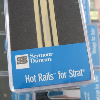 Seymour Duncan Hot Rails for Strat Neck Middle Cream SHR-1n image 1