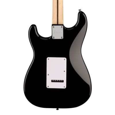 Open Box Squier Sonic Stratocaster Electric Guitar - Black w/ Maple FB image 7