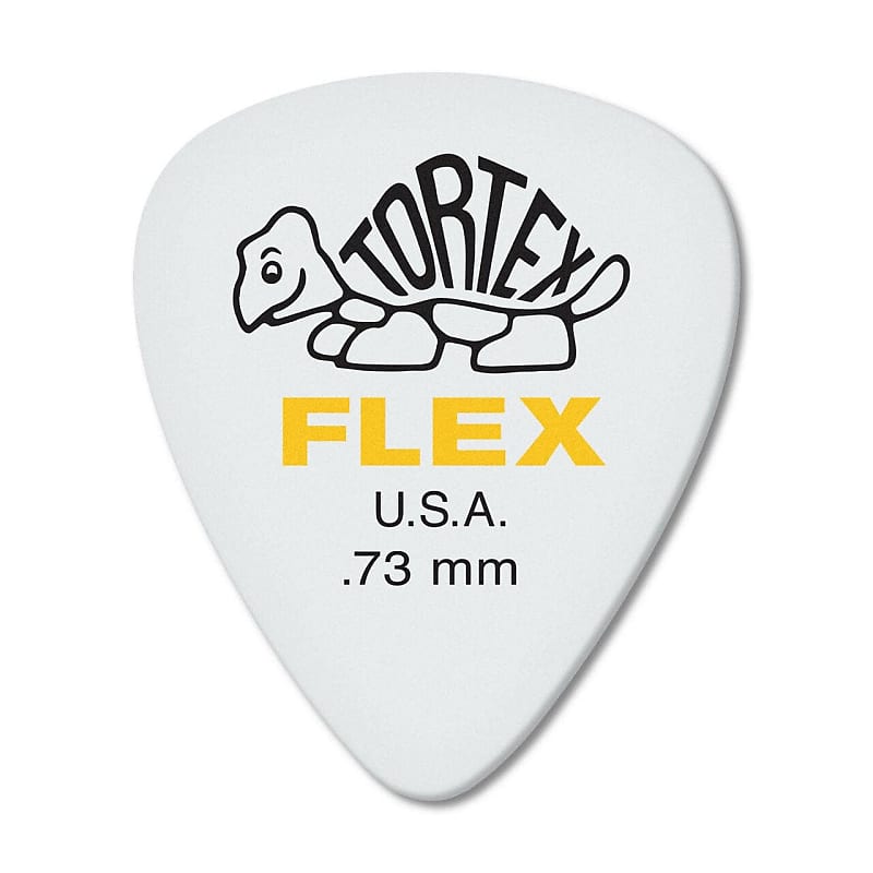 Dunlop Tortex Standard Flex Pick | .73mm | 12 Pack image 1