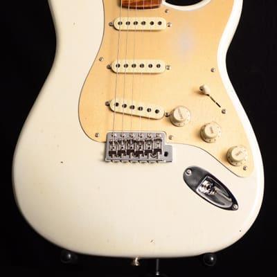NEW Fender Custom Shop 1958 Special Stratocaster NAMM 2020 Limited Edition Aged Olympic White! image 2