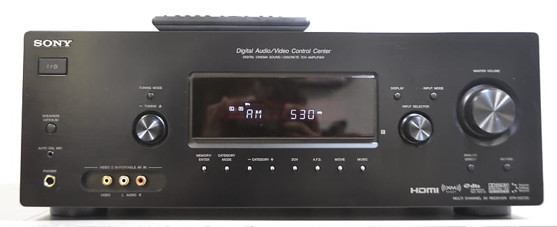 Sony STR-DG720 Stereo receiver * Remote * 95W RMS  			