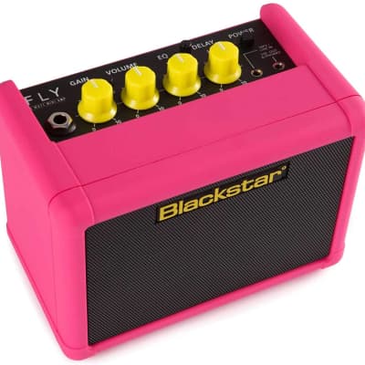Blackstar Fly 3 Neon Limited Edition 2-Channel 3-Watt 1x3" Bluetooth Portable Guitar Amp 2021 - Present - Neon Pink image 6