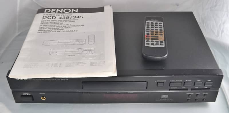 Denon DCD-435 Classic CD Player with Remote  			