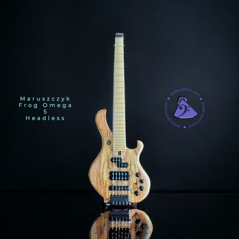 Maruszczyk Frog omega headless 6 string bass 2021 Natural | Reverb