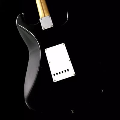 LEFTY! 1988 Vintage Fender Japan Fuji-Gen Clapton 57 Strat Guitar Blackie Relic MIJ Featherweight 6.6 Lb! image 8