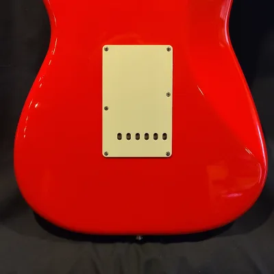 Custom Fender Stratocaster Hot Rod Red Nitro Knopfler '61 Inspired w/Gigbag Very Light Relic image 8