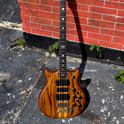 Alembic Series II SSB Short Scale Bass 1980 Zebrawood "Stanley Clarke's" Favorite ! image 2