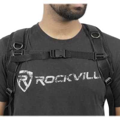 Rockville Travel Case Backpack Bag For Mackie 1202-VLZ3 Mixer image 11