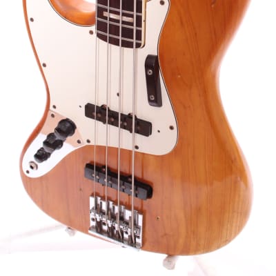 1975 Fender Jazz Bass Lefty Natural image 3