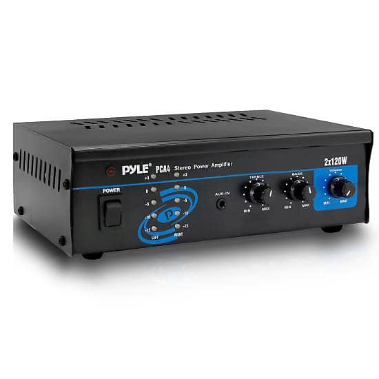 Pyle - PCA4 - 2x120 Watt Mini Stereo Power Amplifier image 1