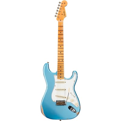 Fender Custom Shop Limited-Edition Tomatillo Stratocaster Special Relic Electric Guitar Super Faded Aged Lake Placid Blue image 3