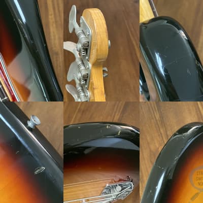 Fender Precision Bass, ‘62, LEFT HAND, 3 Tone Sunburst, 1991 image 10