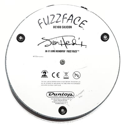 Dunlop Jimi Hendrix Fuzz Face JH-1 Blue BC108 Silicon Pedal Dunlop Jimi Hendrix Fuzz Face JH-1 Blue BC108 Silicon Pedal