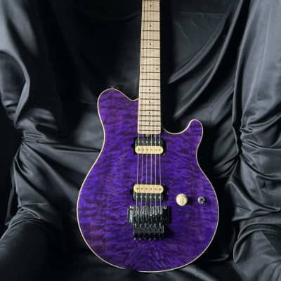 Ernie Ball Music Man Axis BFR Nitro Purple Quilt Ball Family Reserve Limited image 3