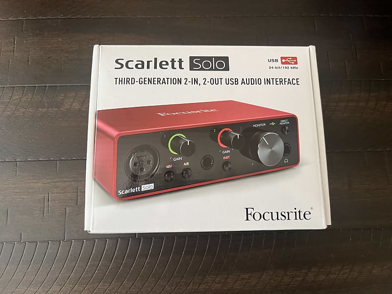 【美品】Forcusrite Scarlett solo 3rd gen Scarlett 18i8 [3rd Gen] - Refurbished | Focusrite