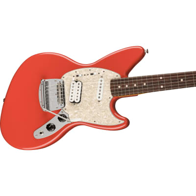 Fender Kurt Cobain Jag-Stang RW Fiesta Red - Signature Electric Guitar image 3