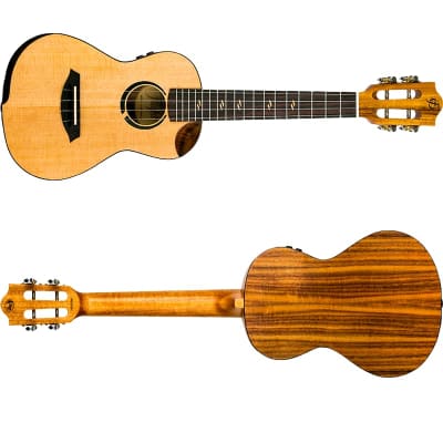 Flight Victoria EQ-A Concert Ukulele New - Spruce image 6