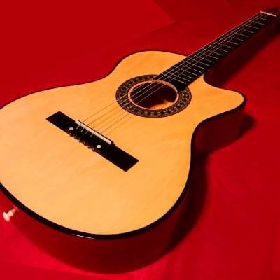 NEW in BOX! Unmarked Classical Guitar with Soft Case, Strap, & More! Beginners & Advanced! image 1