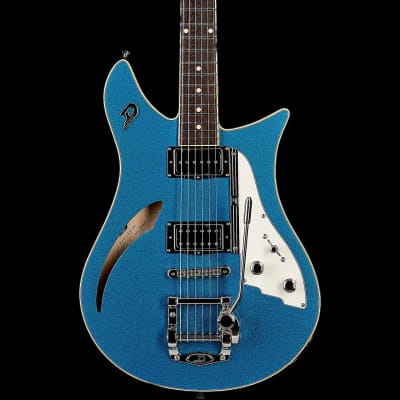 Duesenberg Double Cat Catalina Blue Electric Guitar image 2