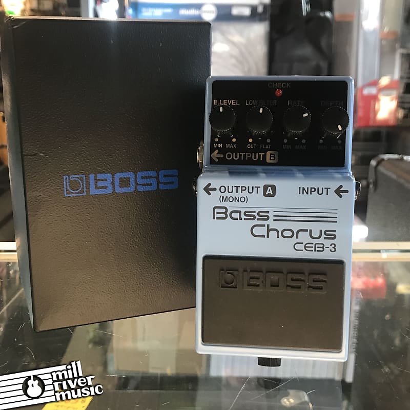 Boss Bass Chorus CBB3 Bass Chorus Effects Pedal Reverb Australia