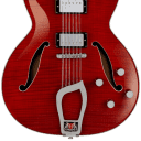 HAGSTROM E-Gitarre, Viking DLX, Wild Cherry Transparent, 12-Saiter