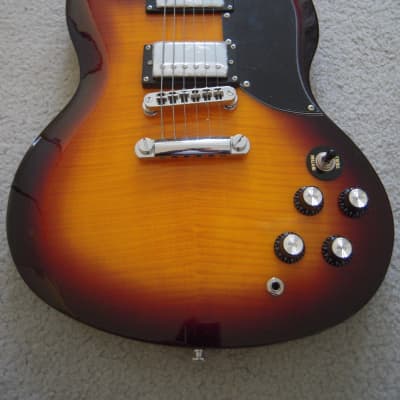 Mint! Firefly FFLG Sunburst Electric Guitar, 2 Humbucker Pickups, Chrome Hardware - Limited Edition! image 9