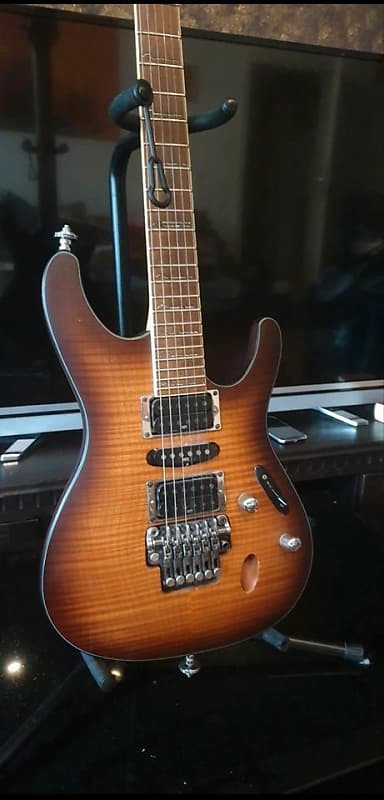 Ibanez S770FM Standard 2015 - Antique Burst Flat | Reverb