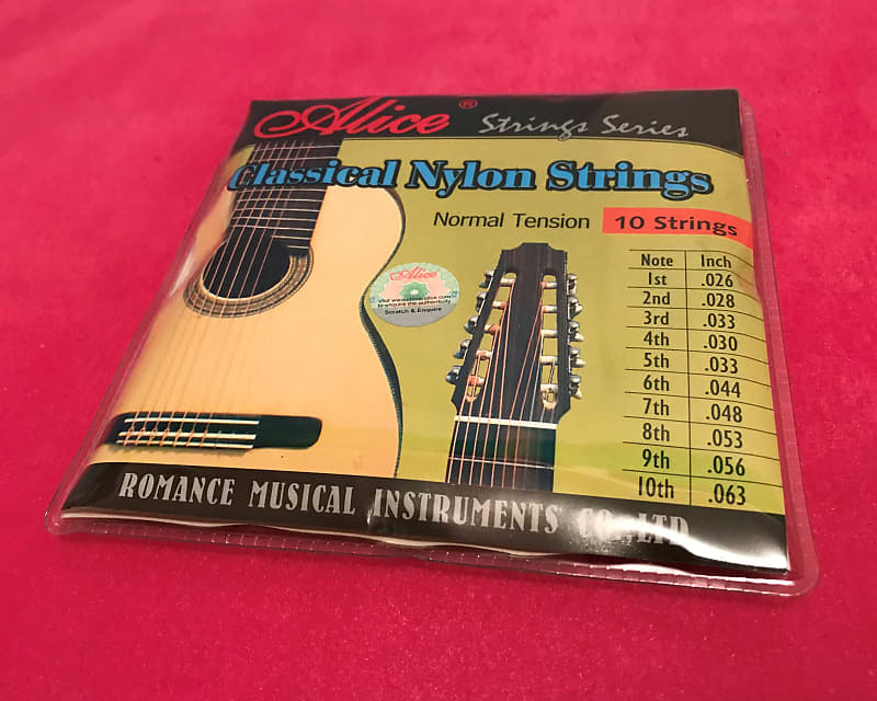 Alice Classical Nylon Guitar Strings Harp Guitar Nylon Reverb