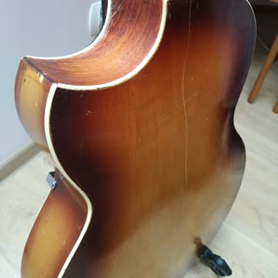 Fasan Mewes 1950s German Vintage Archtop guitar image 7