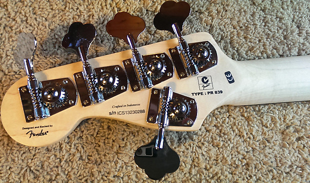 ベース squier Deluxe Jazz Bass Active Fender Squier Deluxe 5-String Active Jazz Bass - Sunburst | Long