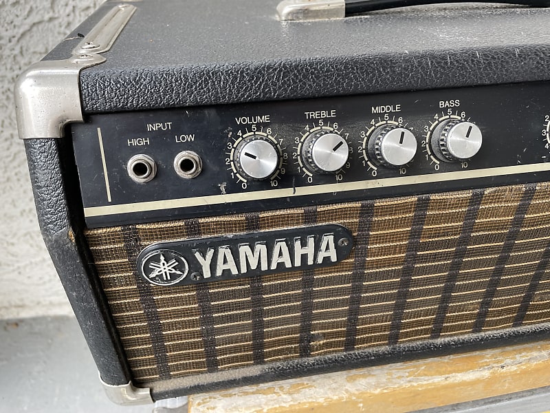 Vintage Yamaha B100II Bass Head For Parts Or Repair